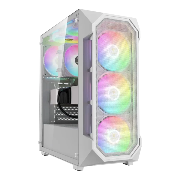 Kućište Gamdias Aura GC1 Elite ARGB belo
