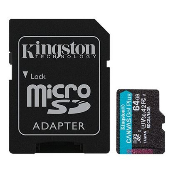 MEM SD MICRO 64GB Canvas Go! Plus + ADP SDCG464GB