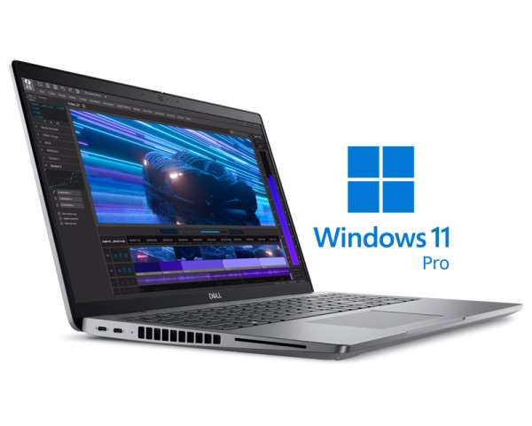 DELL Precision M3591 15.6 inch FHD 400nits Core Ultra 7 165H 32GB 1TB SSD RTX 2000 8GB Backlit SC Win11Pro 3yr ProSupport laptop 