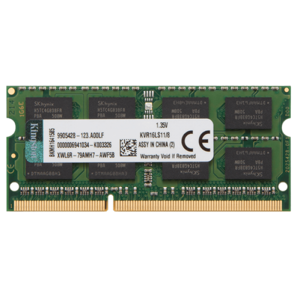 RAM SODIMM DDR3 Kingston 8GB KVR16LS118