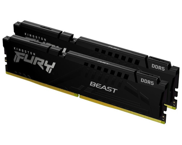 KINGSTON DIMM DDR5 32GB (2x16GB kit) 6000MTs KF560C30BBEK2-32 FURY Beast Black EXPO 