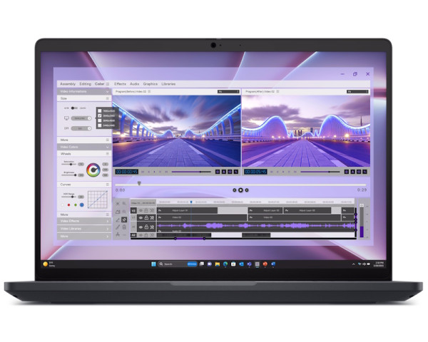 DELL Pro Max 16 16 inch FHD+ 300nits Core Ultra 7 255H 32GB 1TB SSD Backlit FP SC Win11Pro 3yr ProSupport laptop 