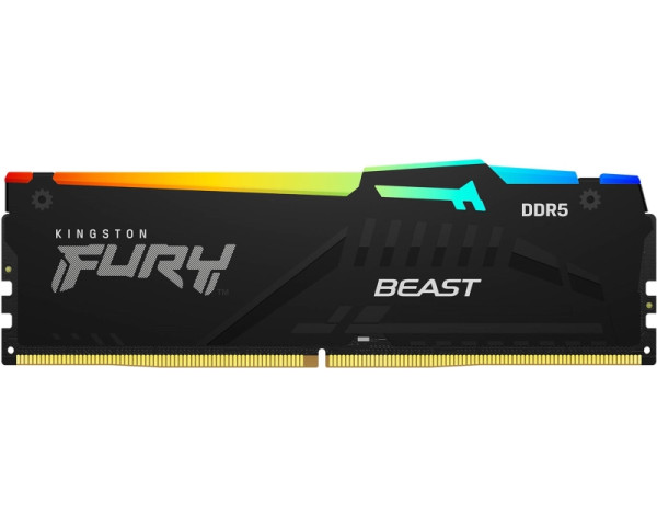 KINGSTON DIMM DDR5 64GB (2x32GB kit) 6000MTs KF560C36BBE2AK2-64 FURY Beast RGB EXPO 