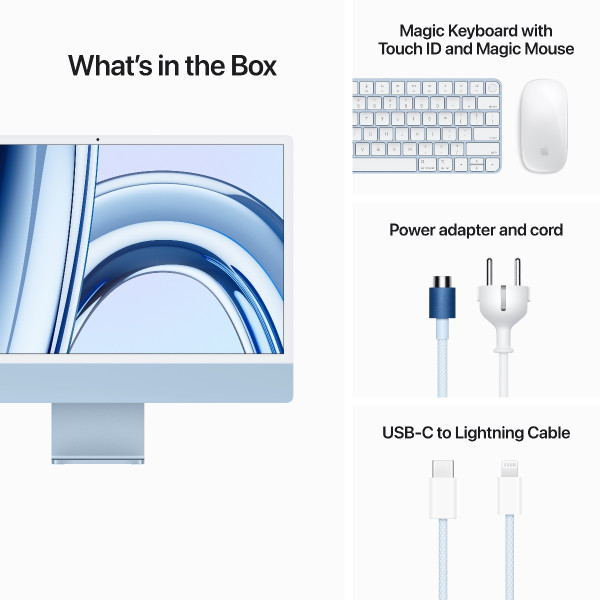 iMac 24” M3 256GB Blue - INT