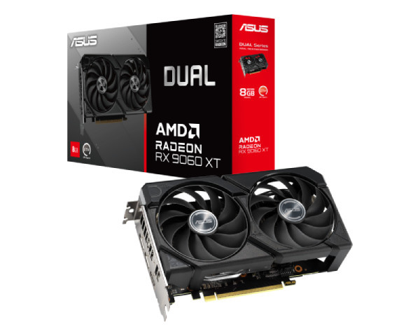 SVGA ASUS RX 9060 XT DUAL 8GBGDDR6128bitcrna, DUAL-RX9060XT-8G