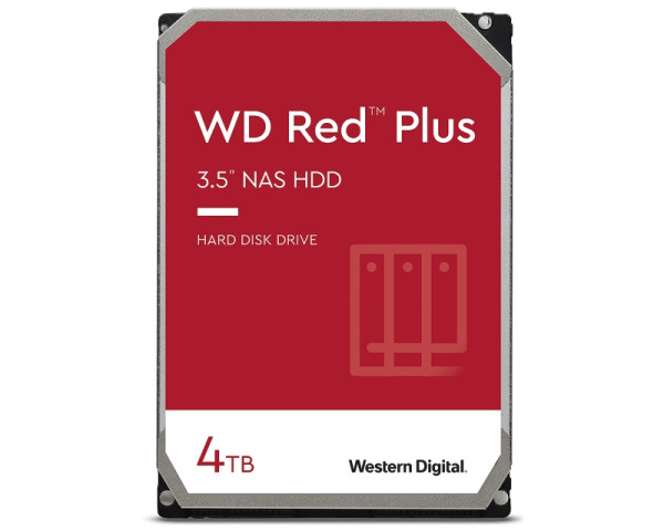 WD 4TB 3.5 inča SATA III 128MB WD40EFZX Red Plus hard disk