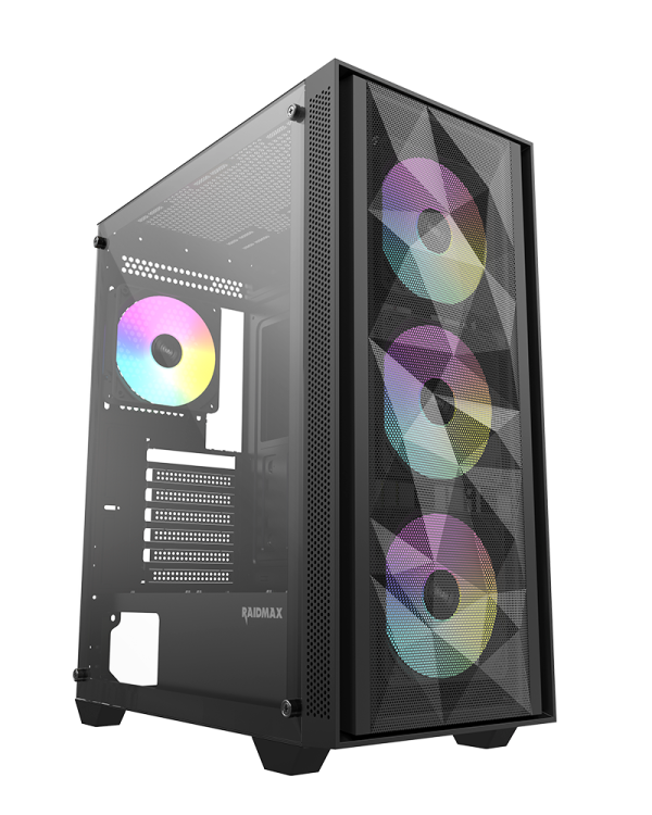 Kuciste Raidmax TALOS II  V217TBF Black RGB 650W (RX-650XTB)