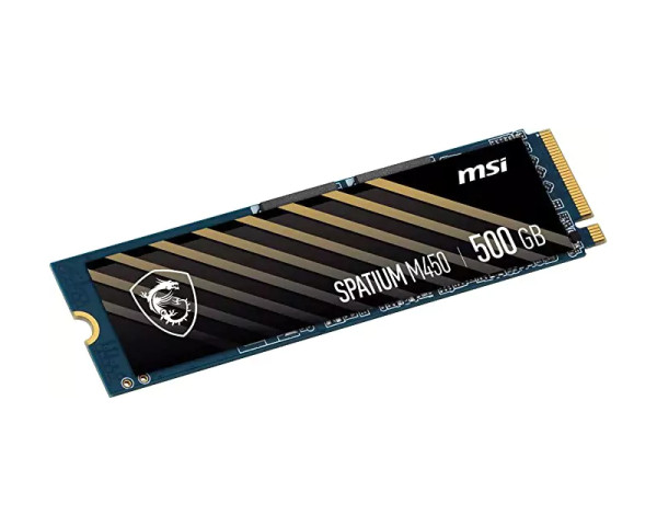 MSI SPATIUM M450 PCIe 4.0 NVMe M.2 500GB SSD 