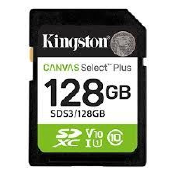MEM SD 128GB Kingston Canvas Select Plus SDS3128GB