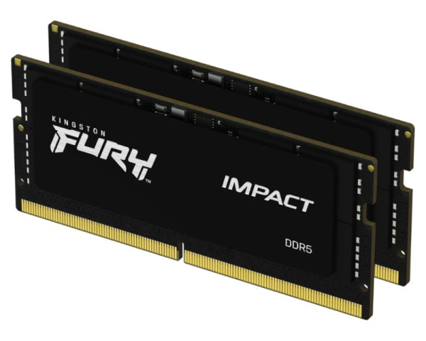 KINGSTON SODIMM DDR5 64GB (2x32GB kit) 5600MTs KF556S40IBK2-64 FURY Impact Black 