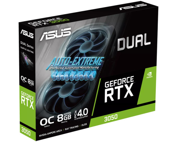 ASUS nVidia GeForce RTX 3050 8GB 128bit DUAL-RTX3050-O8G-V2 grafička karta
