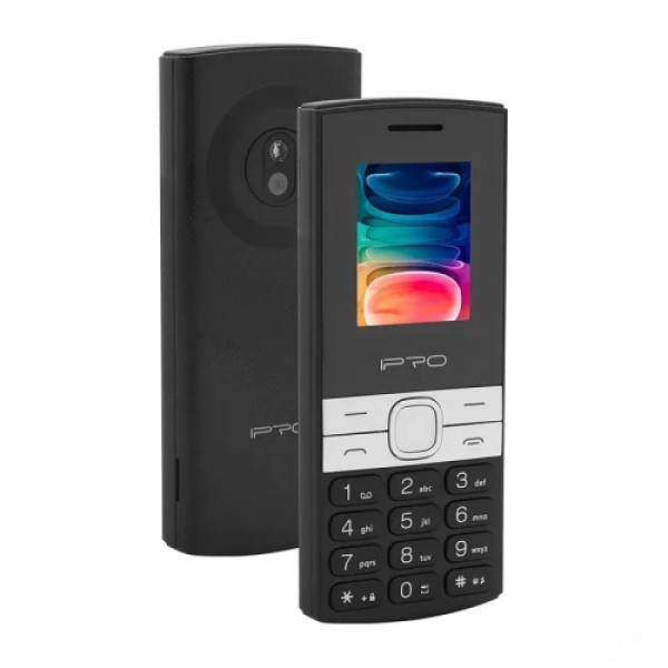 IPRO A12 black LCD 1.77 DS 800mAh (Type C punjač) black