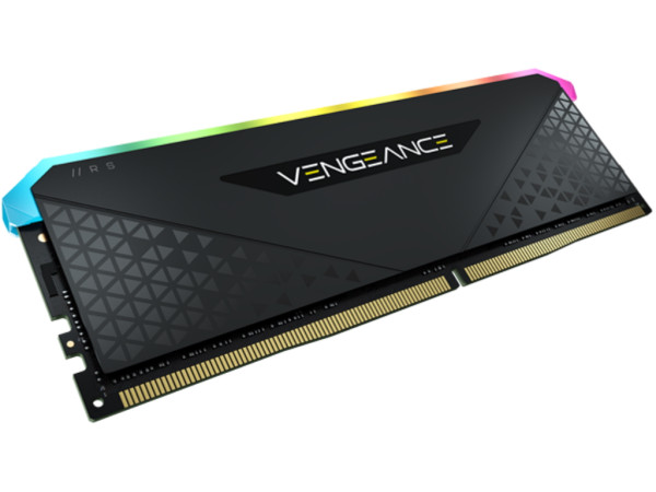 Memorija CORSAIR VENGEANCE 16GB(1x16GB)/DDR4/3200MHz/C16/1.35V/RGB/crna  