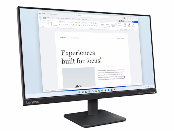 Monitor LENOVO L24-4e 23.8 ''/IPS/1920x1080/100Hz/4ms/HDMI, VGA/crna  