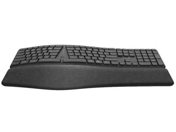 Tastatura TRUST KEYRA ERGO MULTI WRLS KEYBOARD US  