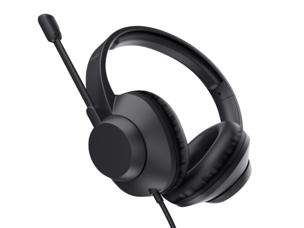 Slušalice TRUST AYDA MAX USB HEADSET/USB-C, USB-A/crna  