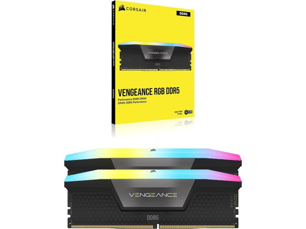 Memorija CORSAIR VENGEANCE 32GB(2x16GB)/DDR5/5600MHz/CL40-40-40-77/1.25V/crna  
