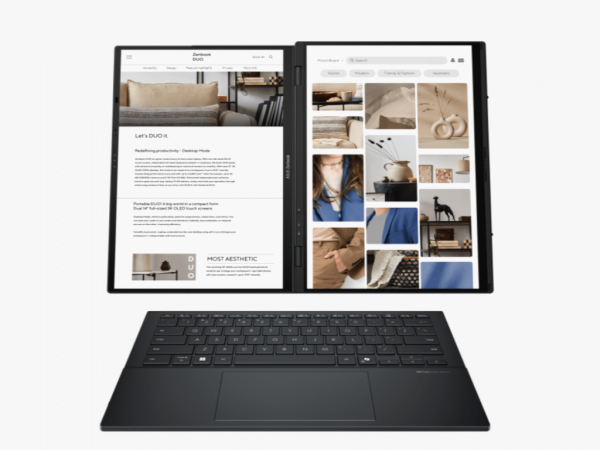 Laptop ASUS ZenBook Duo UX8406CA-PZ005W/WIn11 Home/14'' OLED 3K/U9-285H/32TB/2TB/siva       
