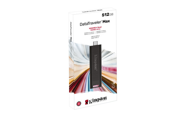 USB memorija KINGSTON DTMAX/512GB/DataTraveler Max/3.2/crna  