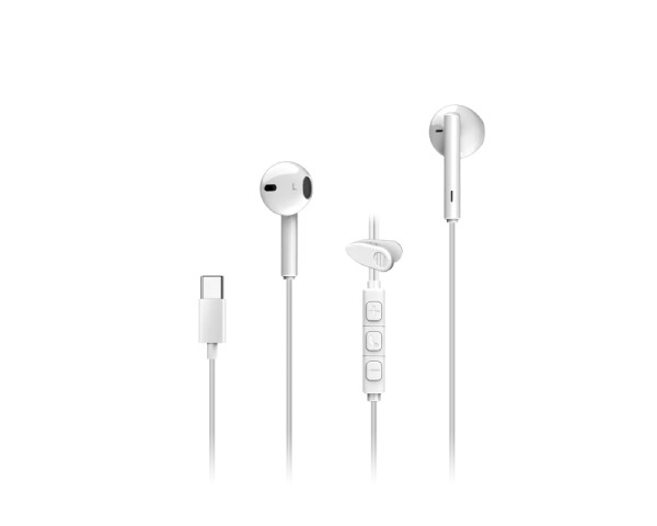 GENIUS HS-M366, USB C, slušalice sa mikrofonom bele 