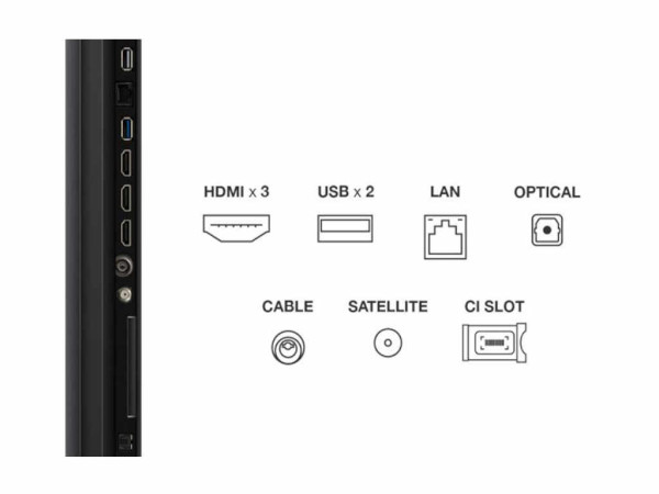 Televizor TCL 55C6KS/MiniLED/55''/4K/60Hz/Google TV/crna  