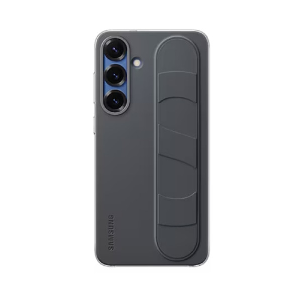 SAMSUNG silikonska futrola sa kaišem za S25+ CRNA