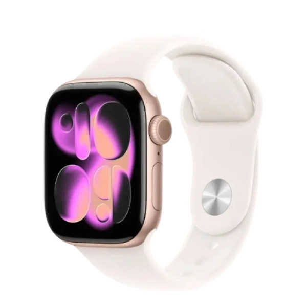Apple Watch S11 GPS 42mm Rose Gold Aluminium Case with Light Blush Sport Band - SM meu04rka