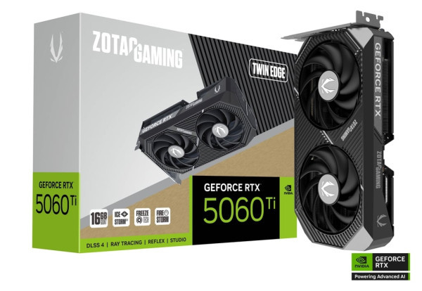 SVGA Zotac RTX 5060-Ti Twin Edge 8GB GDDR7, ZT-B50620E-10M
