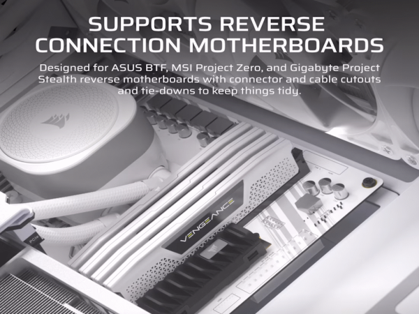 Kucište CORSAIR FRAME 4000D RS Mid-Tower/ATX/kaljeno staklo/bez napajanja/bela  