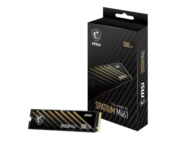 MSI SPATIUM M450 500GB PCIe 4.0 NVMe M.2 SSD 