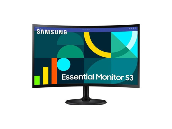 Monitor SAMSUNG LS24D360GAUXEN 24''/VA,zakrivljen/1920X1080/100Hz/5ms GtG/VGA,HDMI/VESA/crna  
