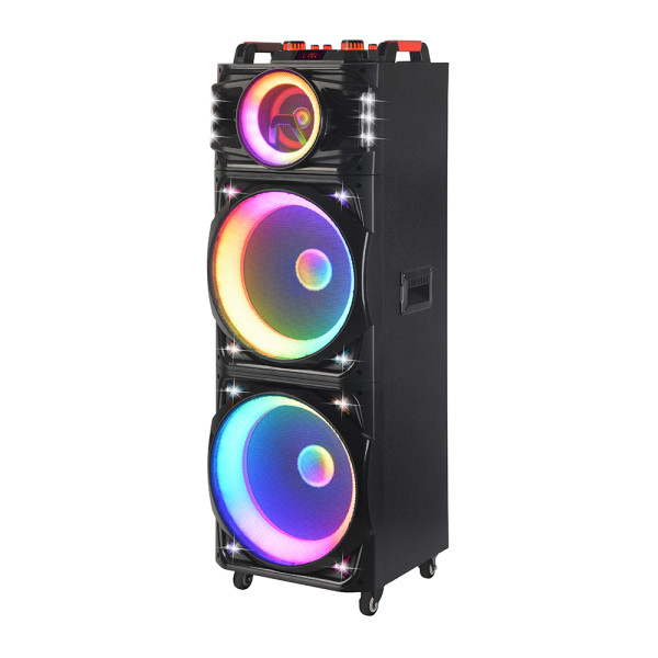 Zvucnik Bluetooth NDR-1526 100W 2*15 inca sa dva mikrofona crni