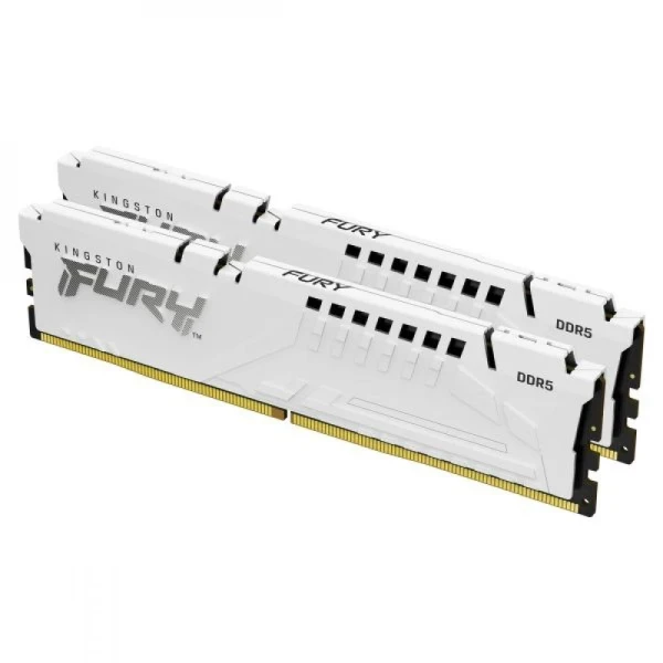 Memorija DDR5 32GB 5200MHz (2x16) Kingston Fury Beast White KF556C40BWK2-32