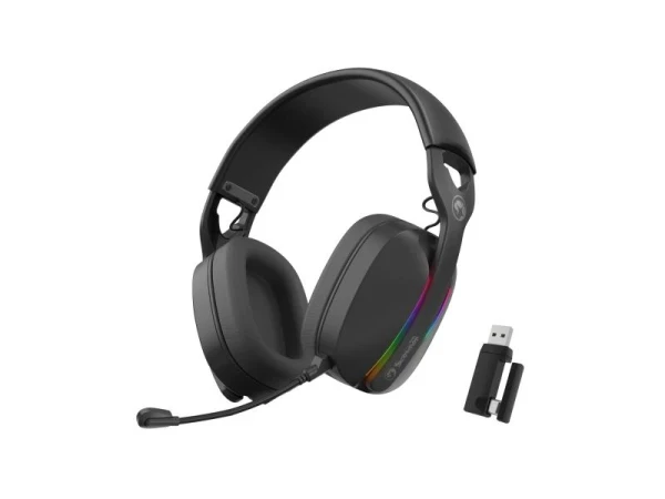 Bežične gaming slušalice sa mikrofonom Marvo Pulz 70W HG9086WS crne