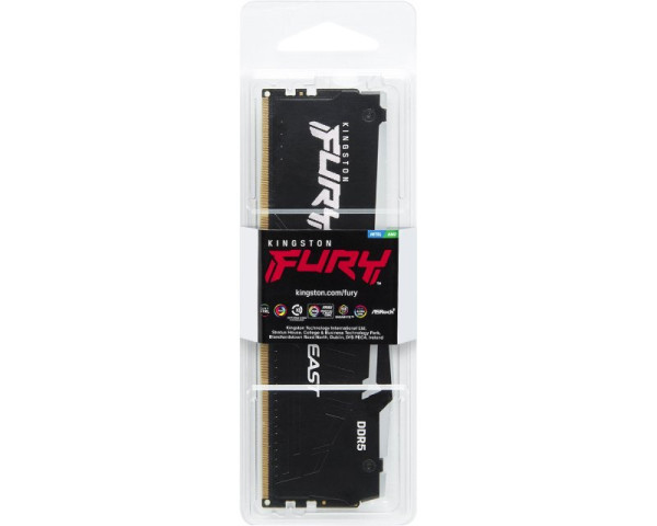 RAM DDR5 16GB 5200MTs Kingston Fury Beast RGB 1.25V KF552C40BBA-16