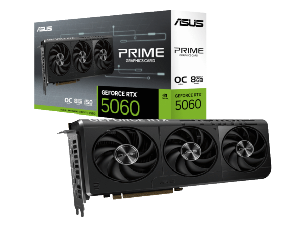Graficka karta ASUS PRIME RTX 5060 8GB/GDDR7/128bit/crna  
