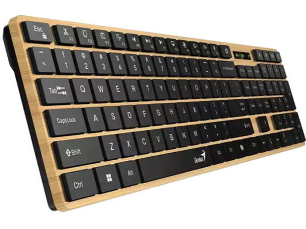 Genius SlimStar 7250BT,AI,US,Pine Wood,BT+2.4GHz,KB