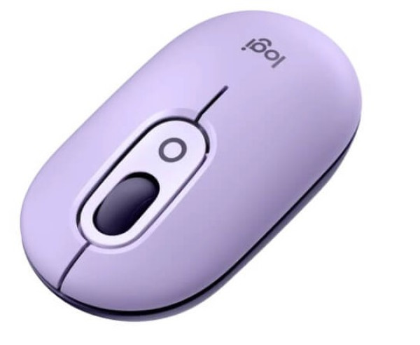 LOGITECH Pop Mouse with Emoji, Lilac miš 