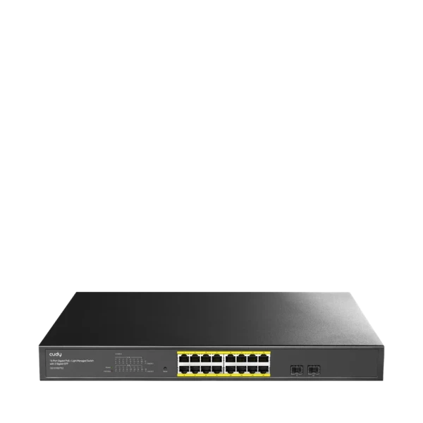 Svič 101001000 16-port Cudy GS1016EPS2 Light Managed PoE+ sa 2x SFP 200W