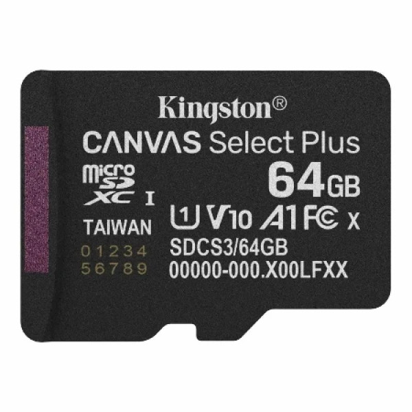 Kingston Micro SD 64GB  Canvas Select Plus SDCS3