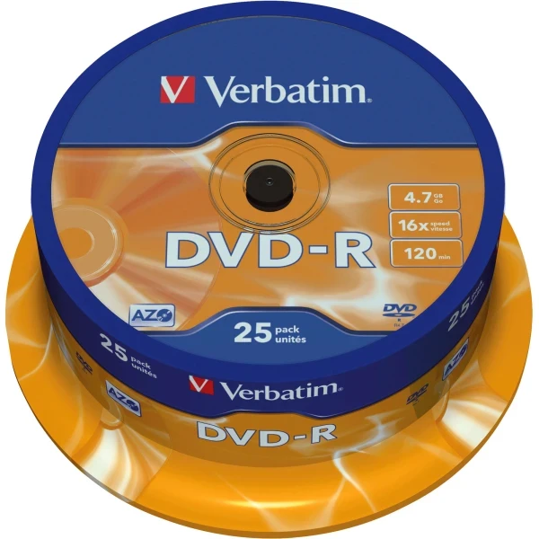 DVD-R Verbatim 16x 251 na štapu