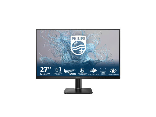 Monitor PHILIPS 27E2N1100L/00 27''/VA/1920x1080/100Hz/1ms MPRT/VGA, HDMI/VESA/crna  