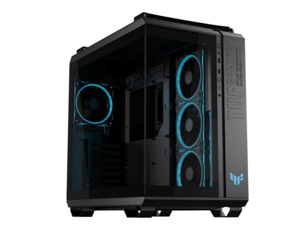 Kucište ASUS TUF GAMING GT502 HORIZON TG Mid Tower/ATX/Micro-ATX/Mini-ITX/kaljeno staklo/ARGB/crna  