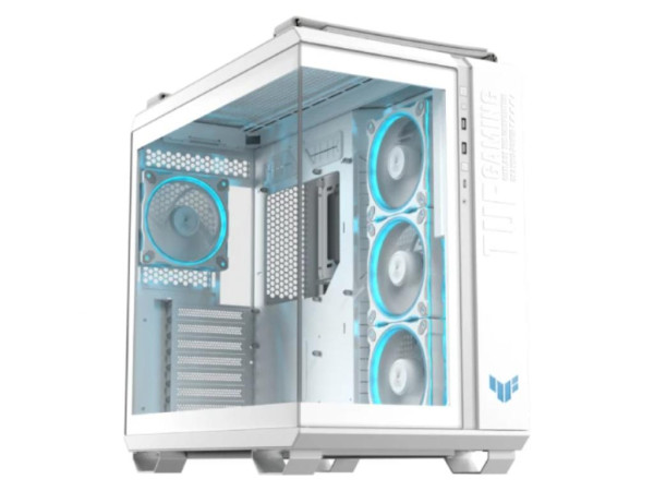 Kucište ASUS TUF GAMING GT502 HORIZON TG Mid Tower/ATX/Micro-ATX/Mini-ITX/kaljeno staklo/ARGB/bela  