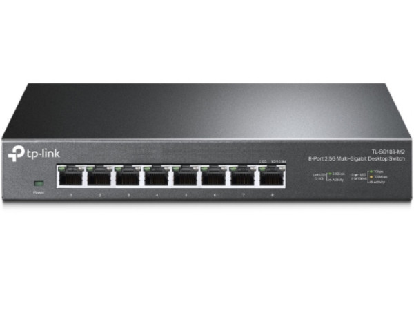 Switch TP-LINK TL-SG108-M2 Gigabit/8xRJ45/100/1Gbps/2,5Gbps/metalno kuciste  