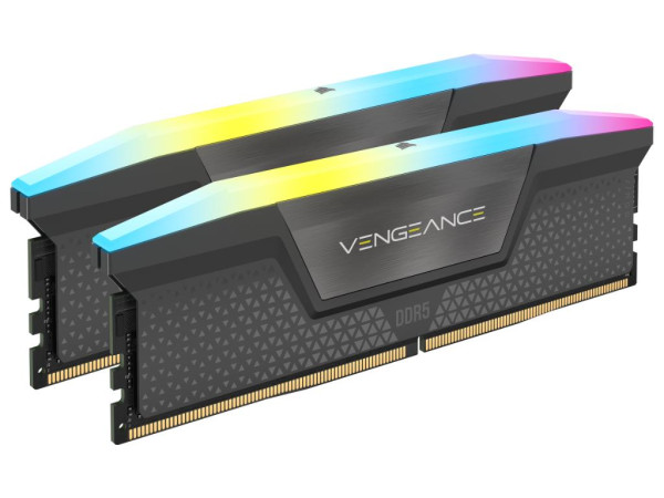Memorija CORSAIR VENGEANCE 16GB (2x8GB)/DIMM/DDR5/5200MHz/CL40/1.25V/RGB/XMP & EXPO  