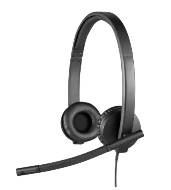 Logitech H570e Stereo (Teams Version) headset USB, Black USB-C
