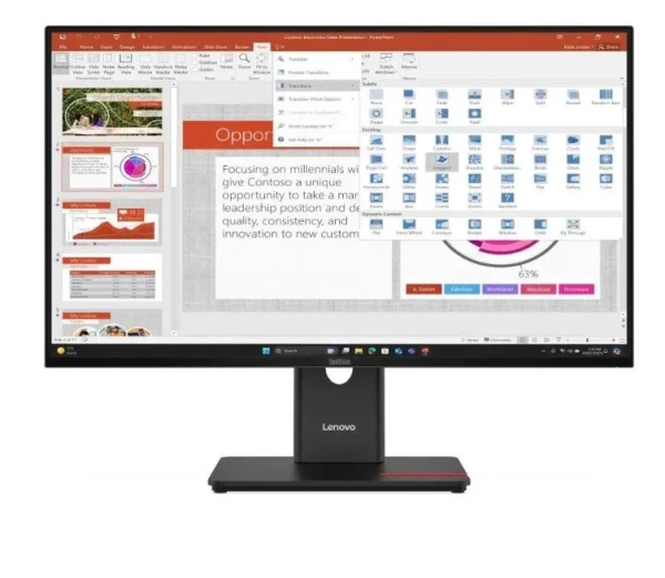 Monitor 27'' Lenovo T27-40 64A5MAT6EU IPS1920x1080120Hz4msHDMIDPVGAUSB