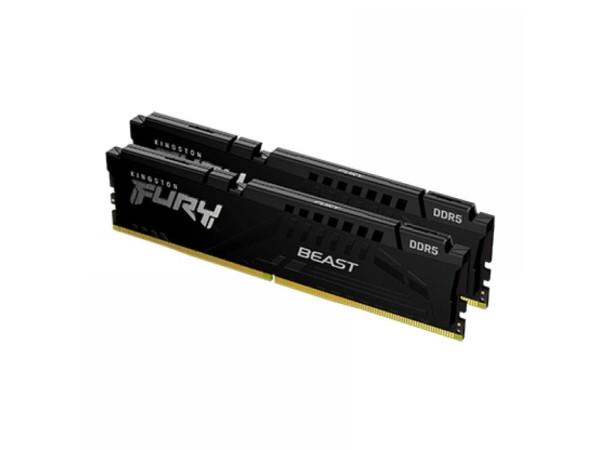 Memorija KINGSTON Fury Beast KF552C40BBK2-16 16GB(2X8GB)/DIMM/DDR5/5200MHz/crna  