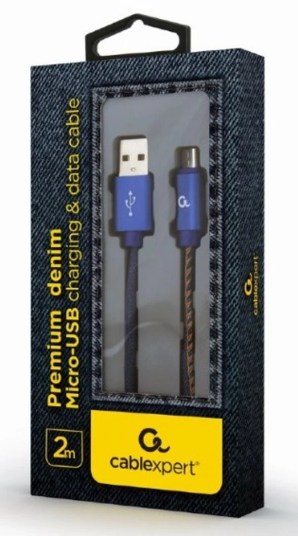 Kabl micro USB(M)- USB Tip A(M) Gembird 2m plava